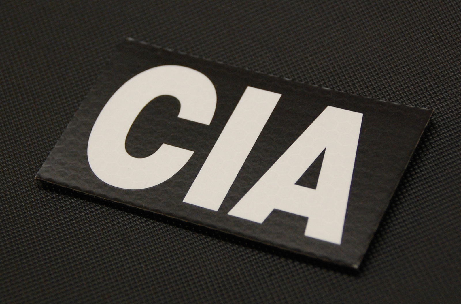 Infrared CIA Black & White IR Patch Central Intelligence Agency Agent 3M