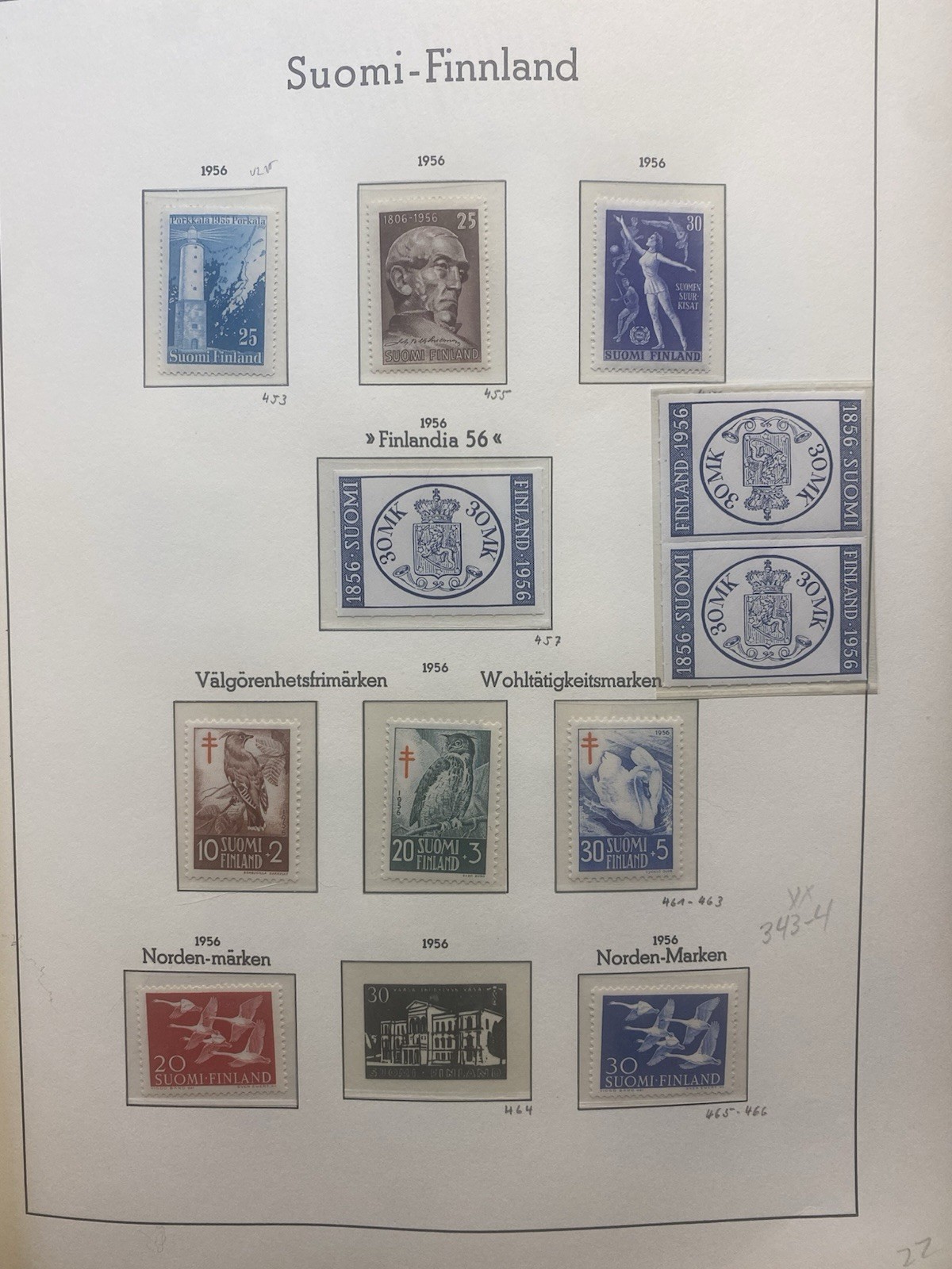 Finland 1856-1986 Stamp Collection in Lighthouse album(See Pics On Description)