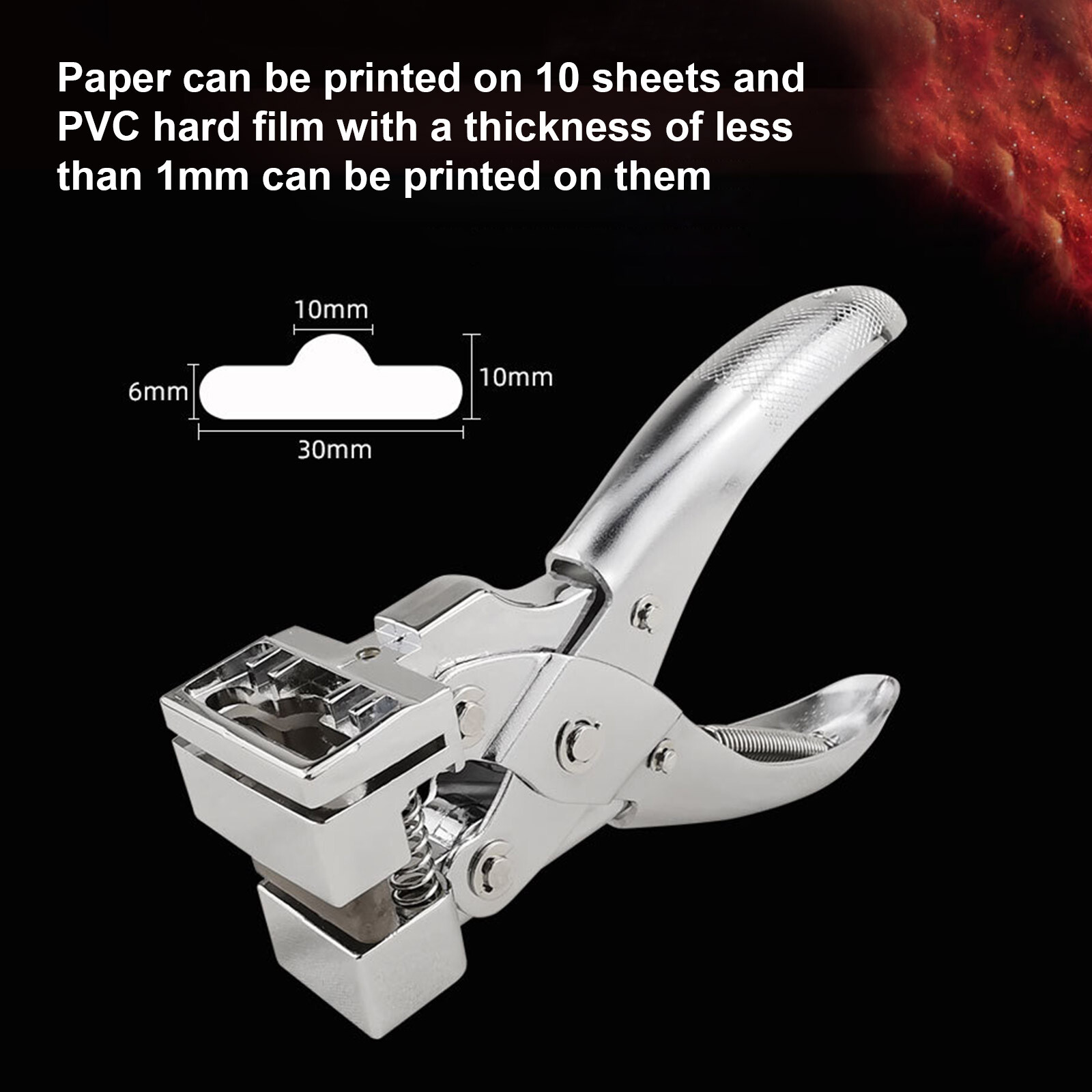 T Slot Shape Hole Punch Handheld Hanger Airplane Hole Punch T Hole Punch Steel