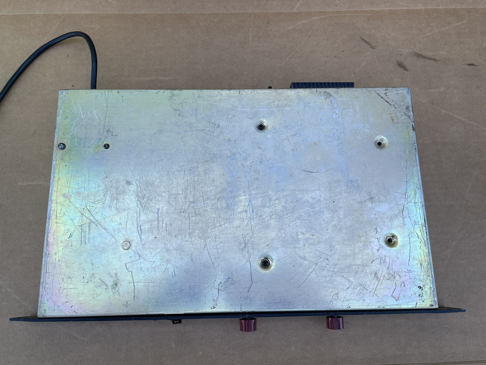 VINTAGE BGW SYSTEMS PROFESSIONAL POWER AMPLIFIER MODEL 75 RED KNOBS TESTED