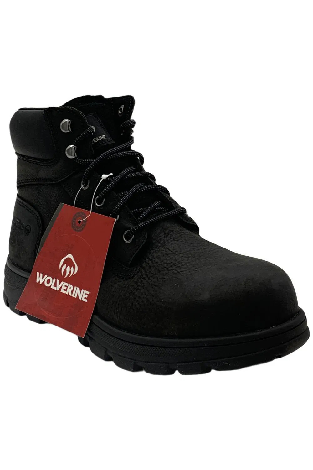 Wolverine Men's Carlsbad Waterproof 6" Steel-Toe Work Boot Black