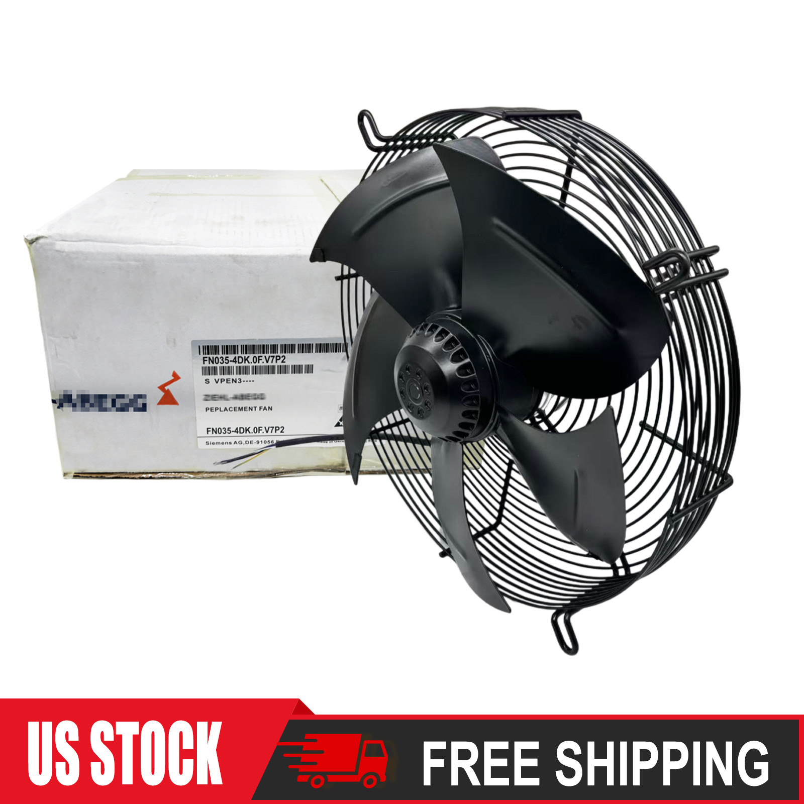 New FN035-4DK.0F.V7P2 For ZIEHL-ABEGG Centrifugal Fan FN035-4DK.0F.V7P2 US SHIP