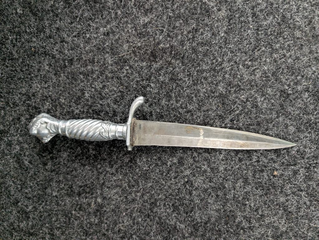 Vintage Korium Pic Knife Dagger Made in Japan W/Original Sheath