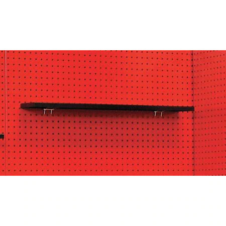 Hallowell Fkws36me Pegboard Shelf, 5Inx1 Inx34in, Hanging