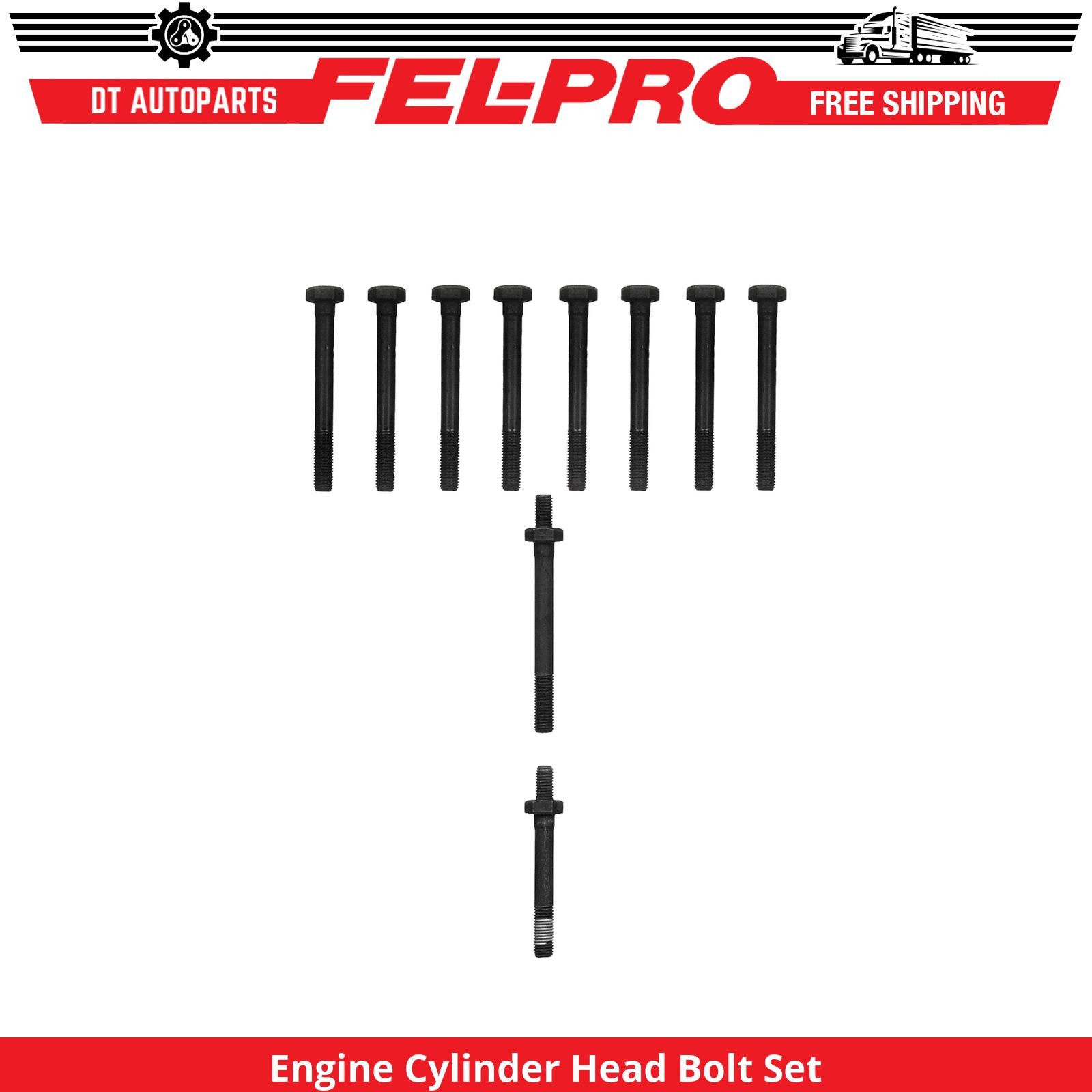 For 1987-1992 Oldsmobile Cutlass Cruiser 2.5L Eng Cylinder Head Bolt Set Fel-Pro