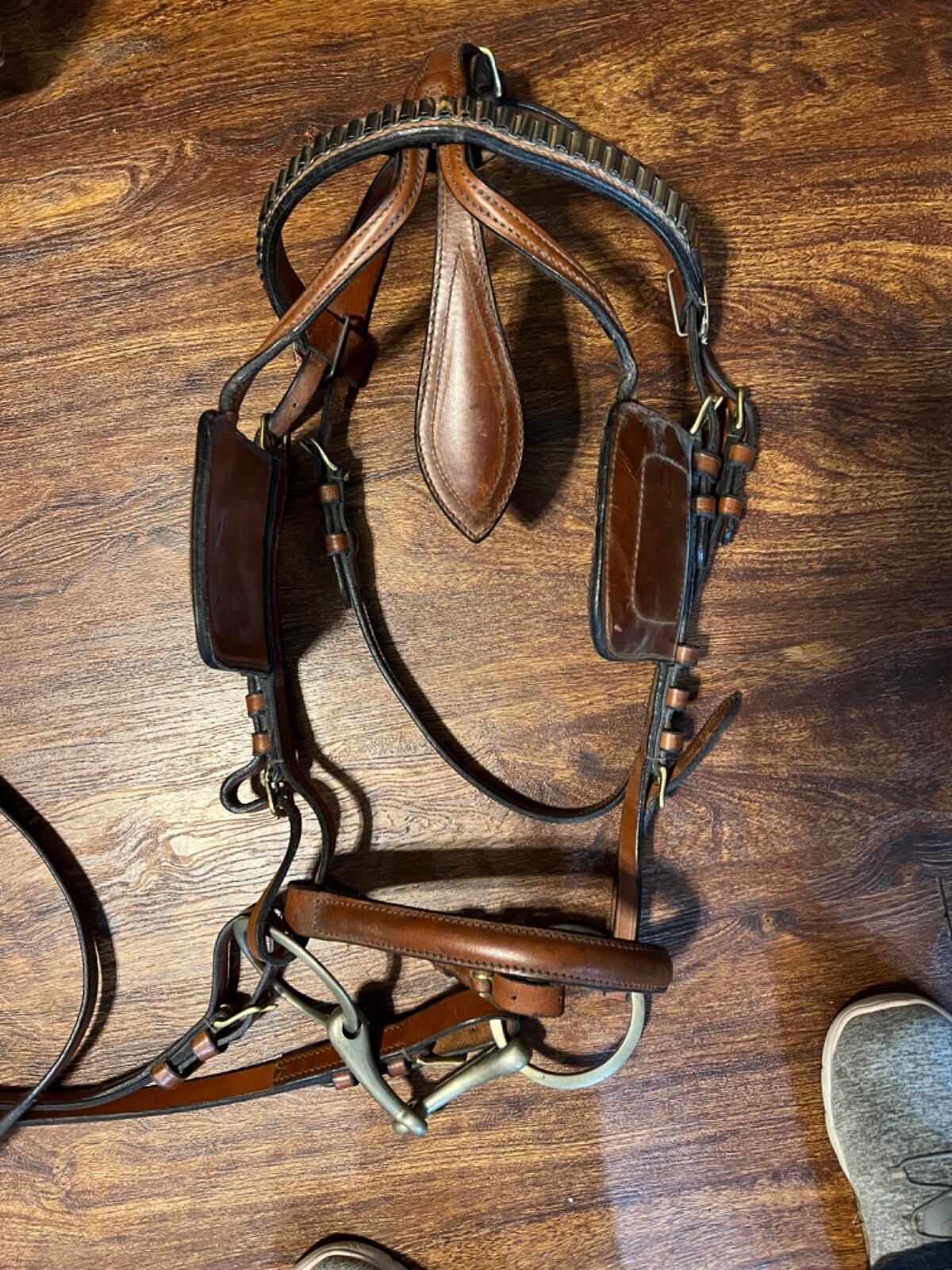 Russet leather harness-large horse size-