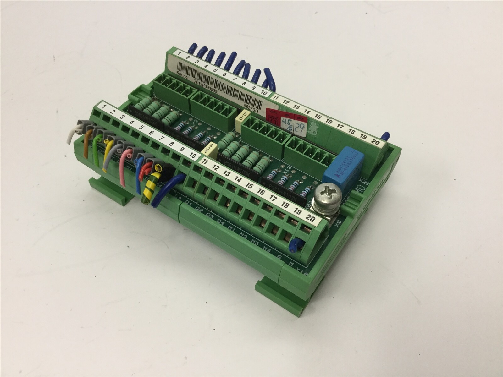KIMO OPTION KF1 Terminal Board, 50kHz, 30V/60V, 30mA/300mA, DIN Rail Mounting