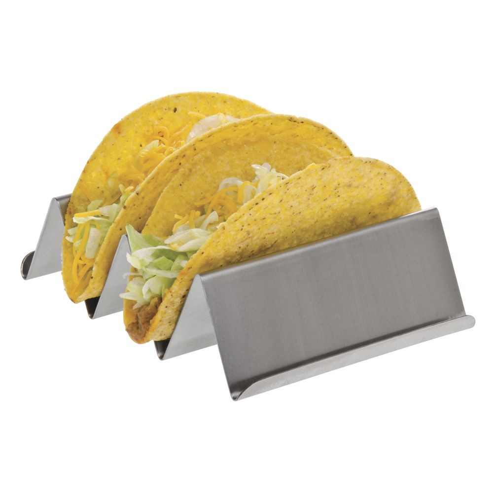 HUBERT Taco Holder for 2 or 3 Tacos Stainless Steel