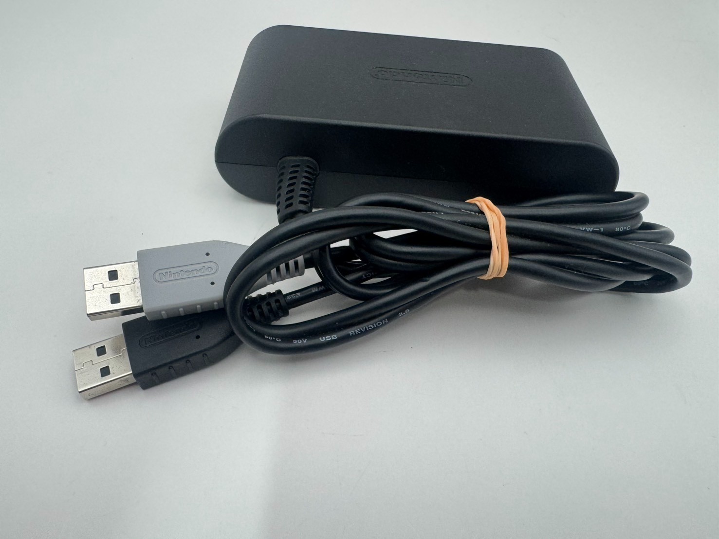 Nintendo Wii U Official OEM GameCube Controller Adapter WUP-028 Switch Tested