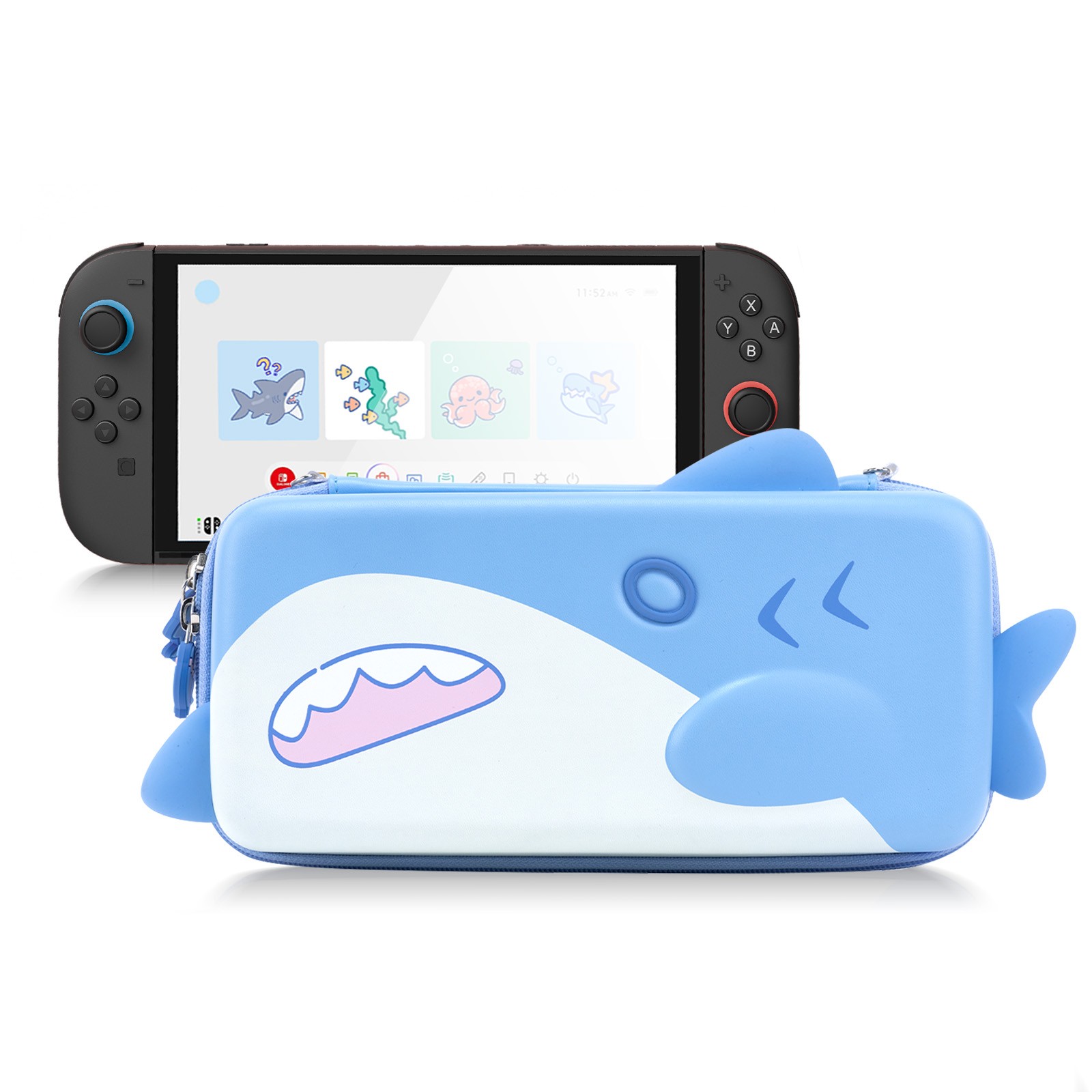 GeekShare Shark NS2 Carrying Case for Nintendo Switch 2025 Thick Storage Bag