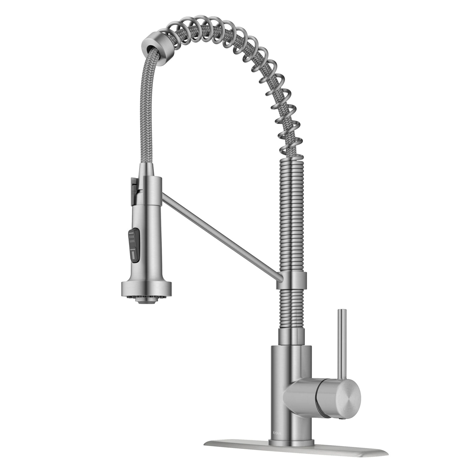 KRAUS Bolden Commercial Style Pu Spot Free Stainless Steel-Certified Refurbished