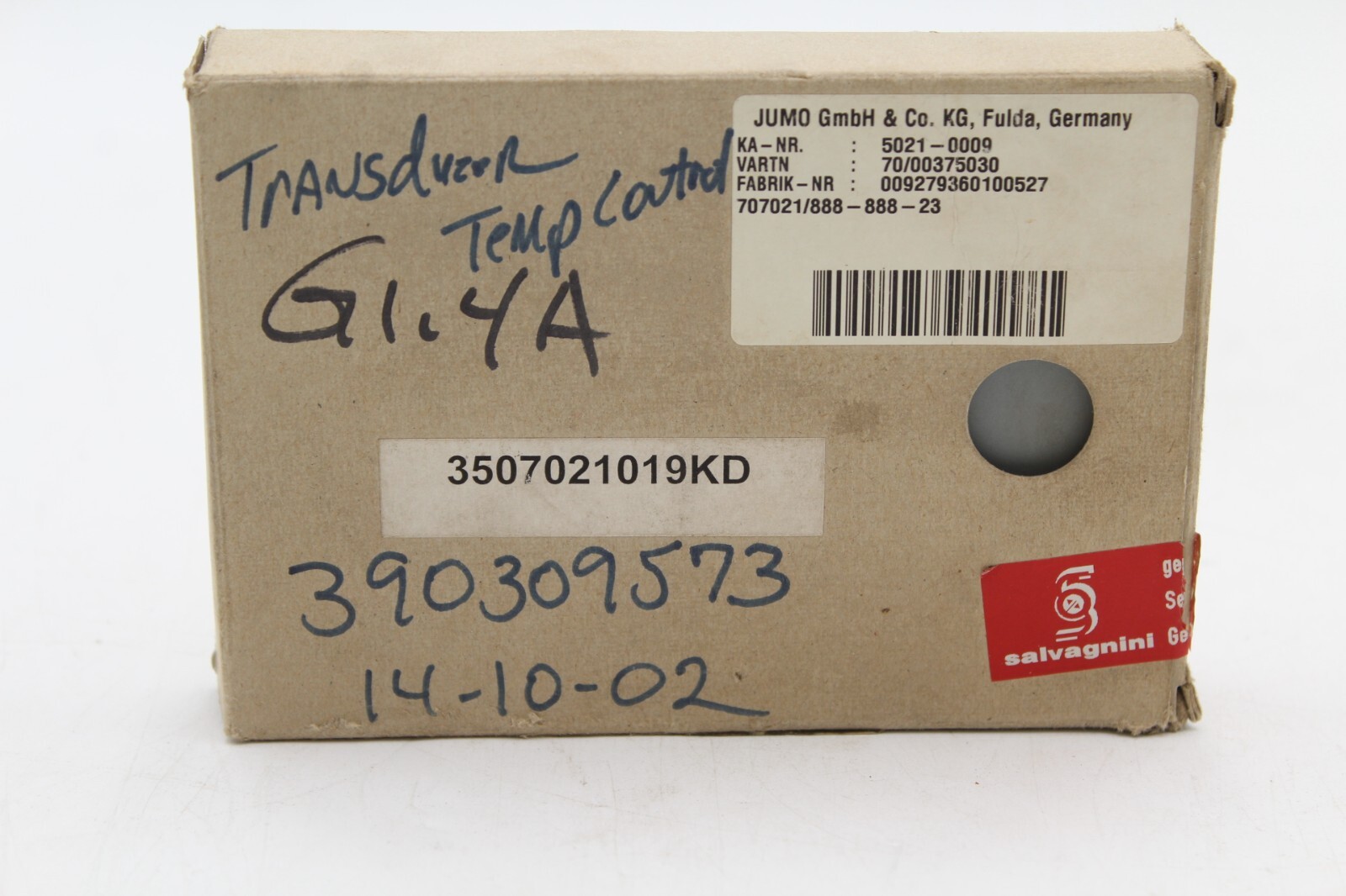Jumo T02PCP Transducer