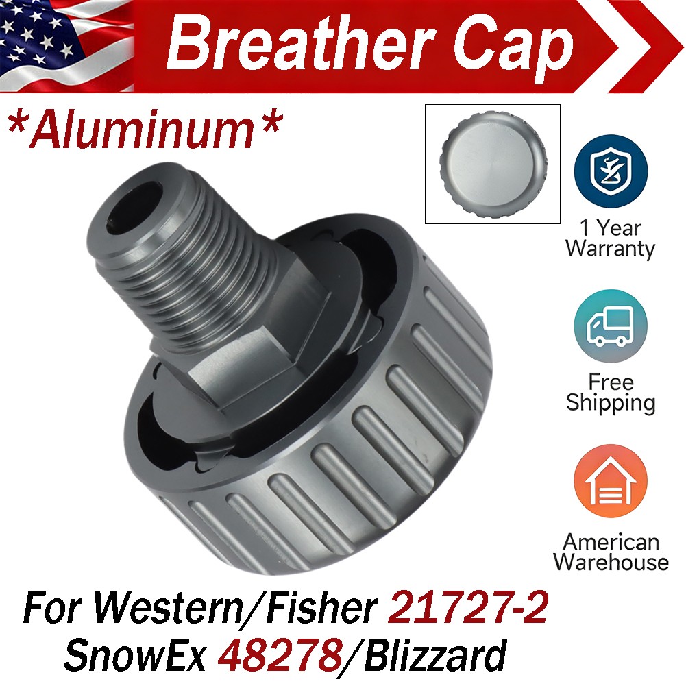 For Western/Fisher/SnowEx/Blizzard Breather Cap SnowPlow 21727-2 48278 Vent Fill