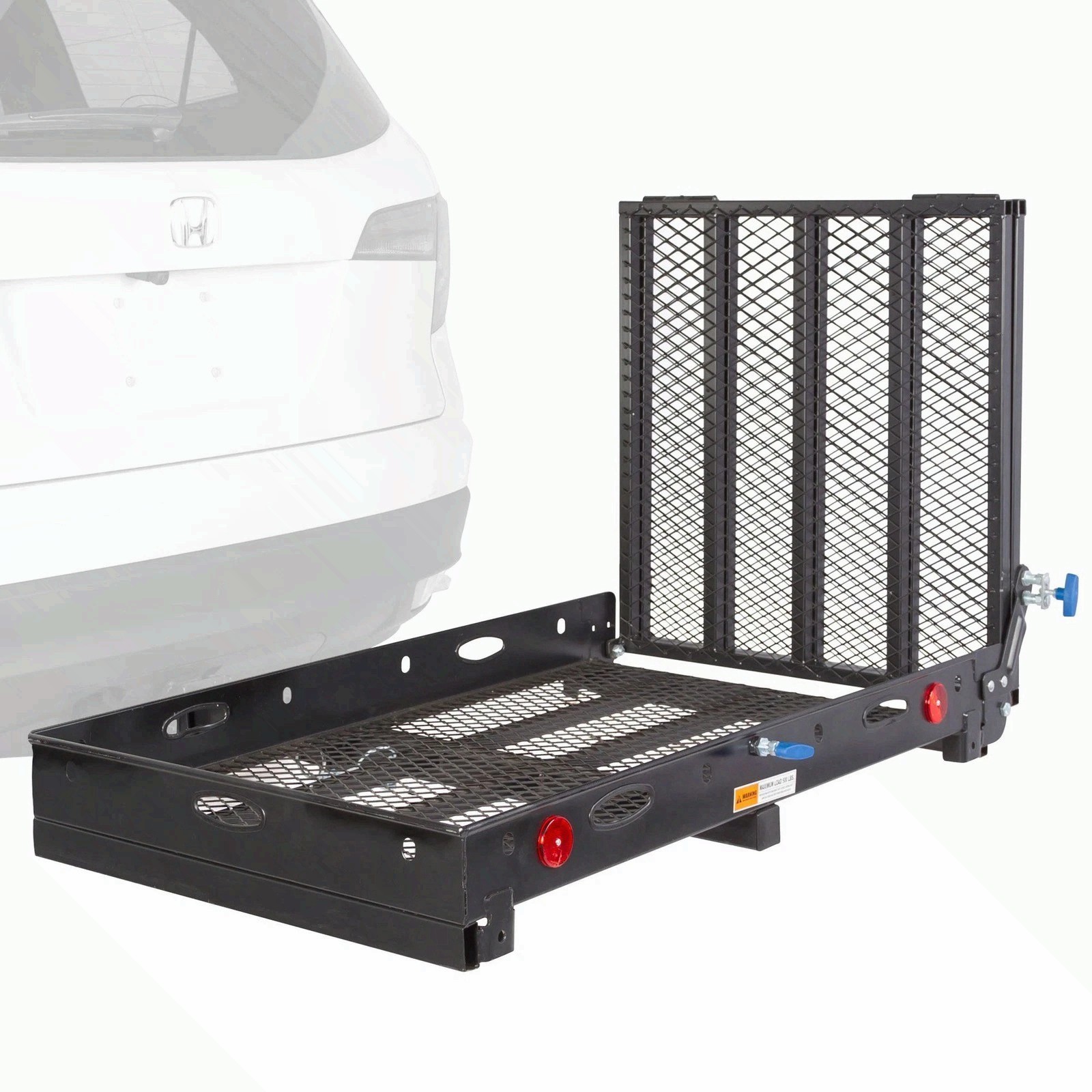 Titan Ramps Hitch-Mounted Wheelchair and Scooter Carrier - 500 lb. Capacity