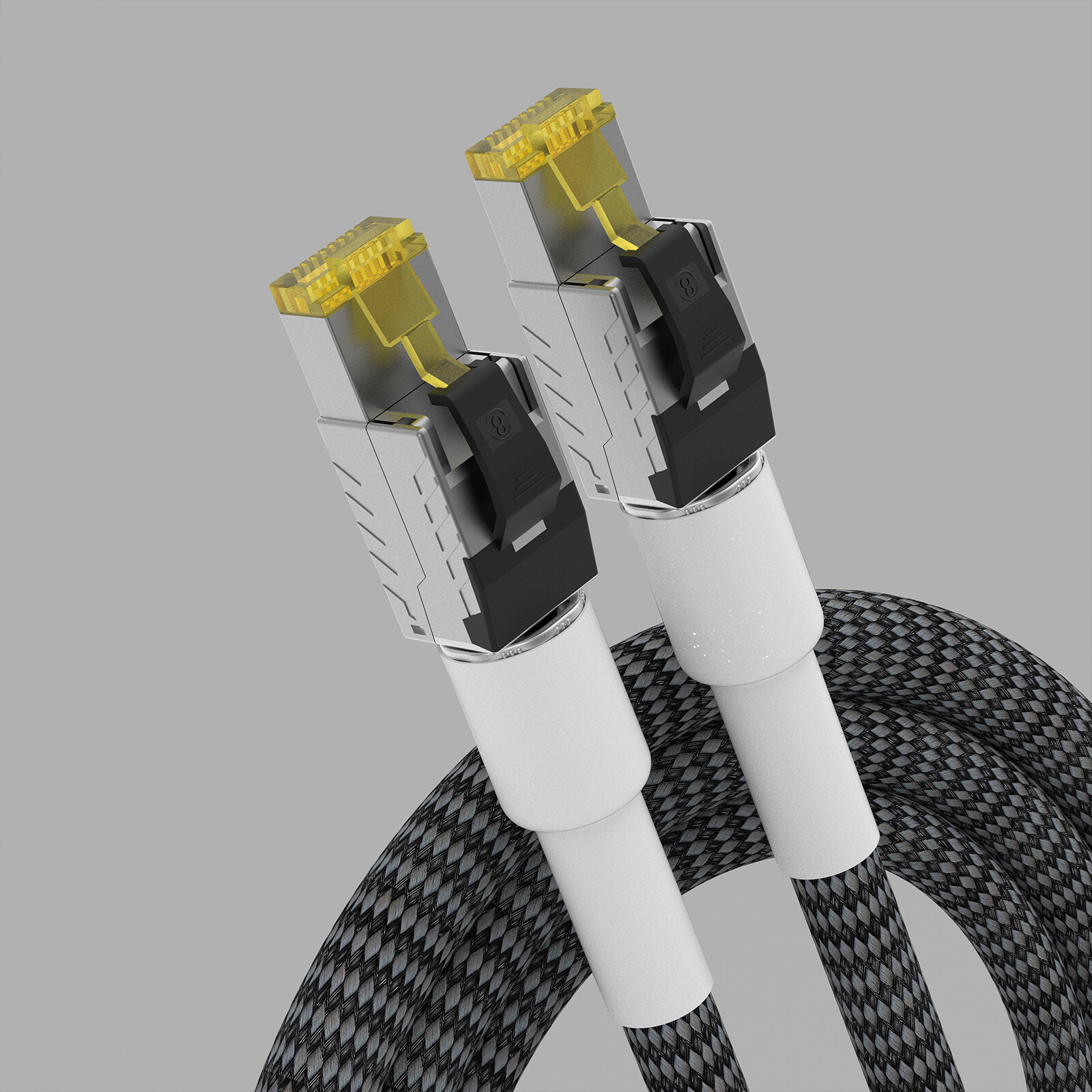 OFC Copper Ethernet Cable Cat8 Speed Lan Cable CAT8 RJ45 Network Patch Cable