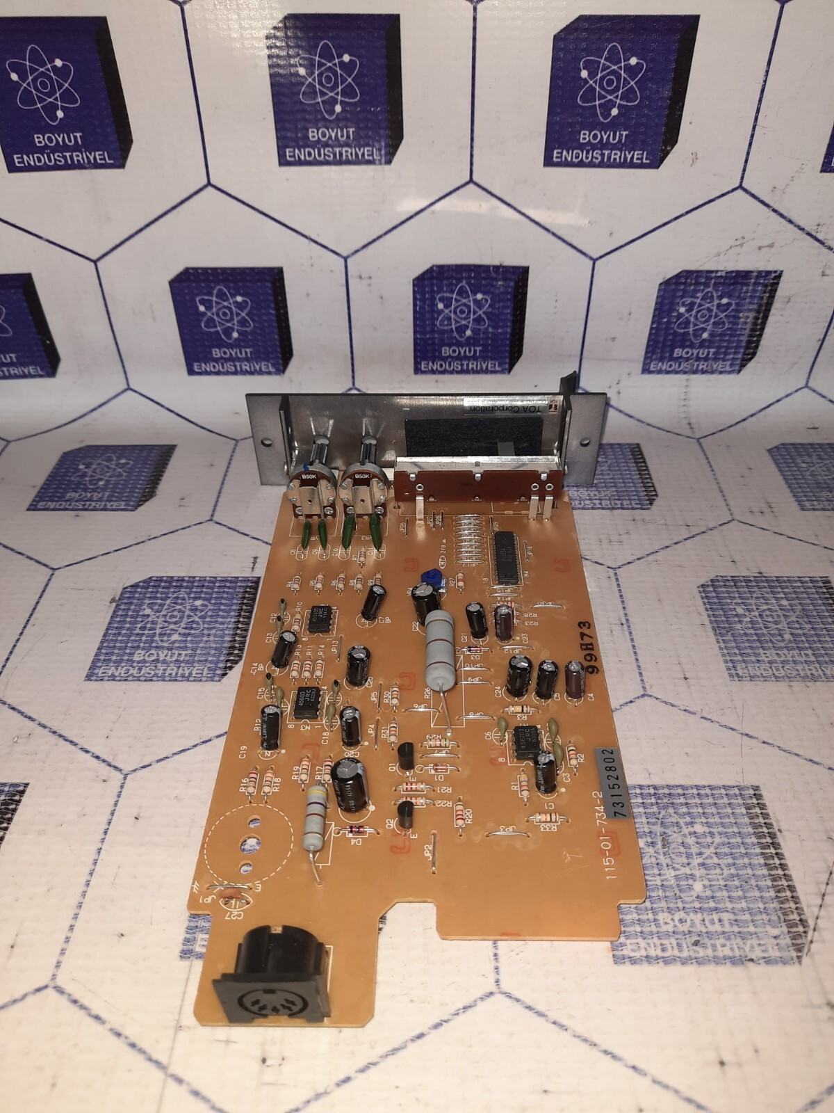 TOA LINE AMPLIFIER MODULE+VU V1071E V-1071B 115-01-734-2