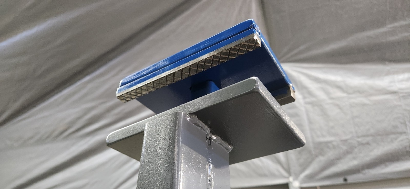 Clamp / vice for sanding, grinding, filing, fitting, welding, and holding.