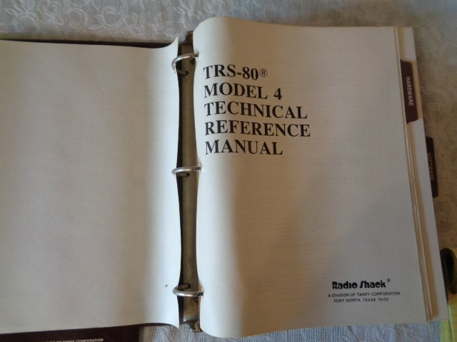 TRS - 80 Model 4 Technical Reference Manual - Catalog No. 26-2110 - Radio Shack