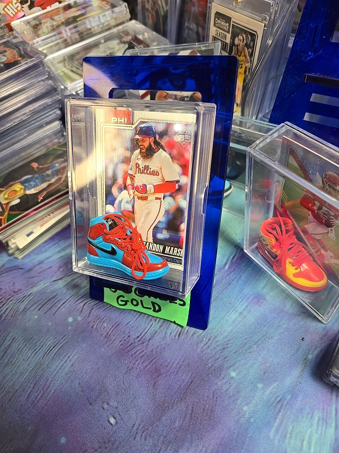 Brandon Marsh Shadow Box Display Case Mini Mj Shoe