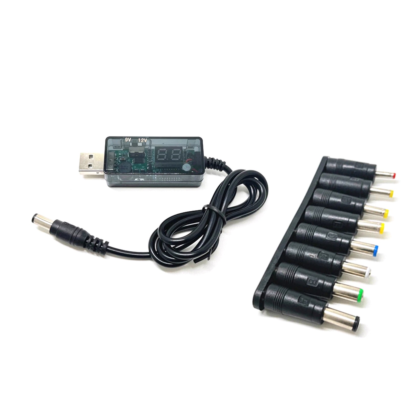 Dual Output Step-Up Converter 9V/12V Selectable via Switch w/LED Display 8 DC