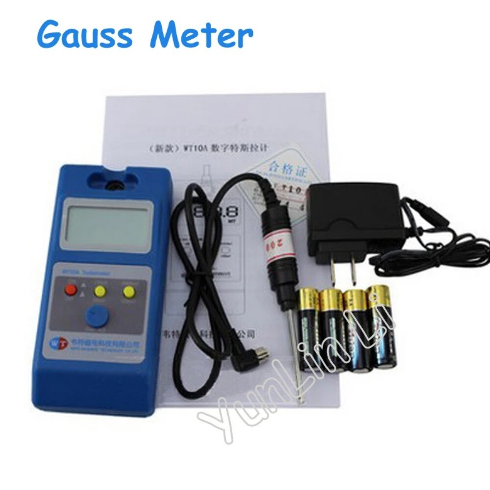 Gauss Meter Magnetic Field Strength Detector Tesla Meter Fluxmeter Surface