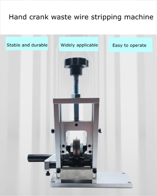 Hand-cranked Scrap Wire Stripping Machine Old Wire and Cable Copper Wire Strippe