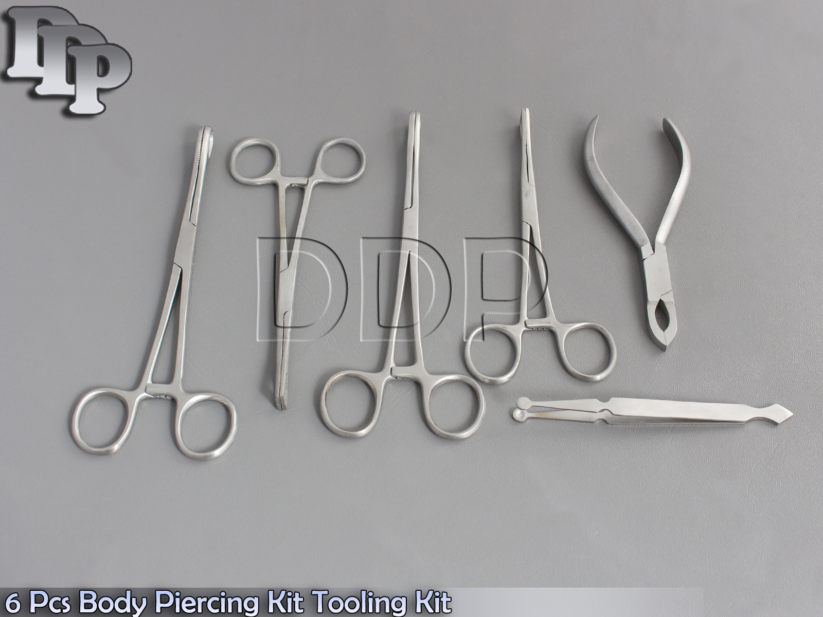 6 Pcs Body Piercing Kit Tooling Kit Tattoo Supplies