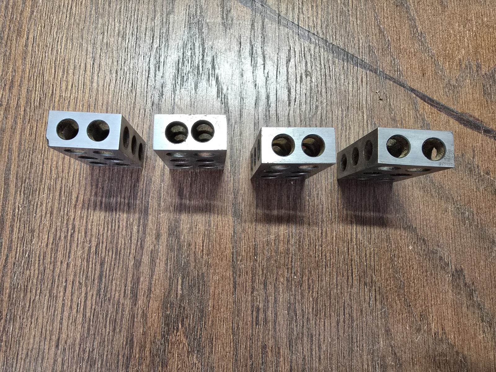 (4) 123 Block Precision Machinist Hardened Fixture Blocks