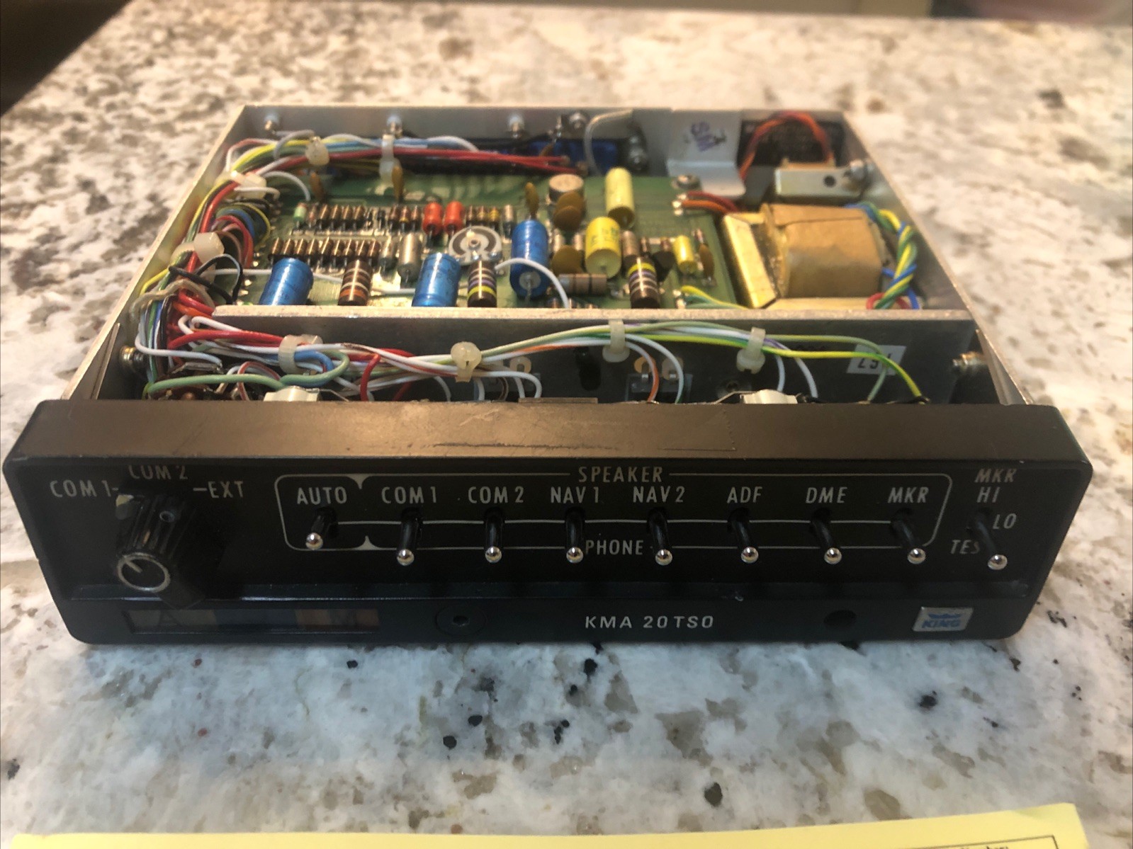 KING 066-1024-08 KMA-20 AUDIO PANEL MARKER BEACON RECEIVER TSO Remanufactured