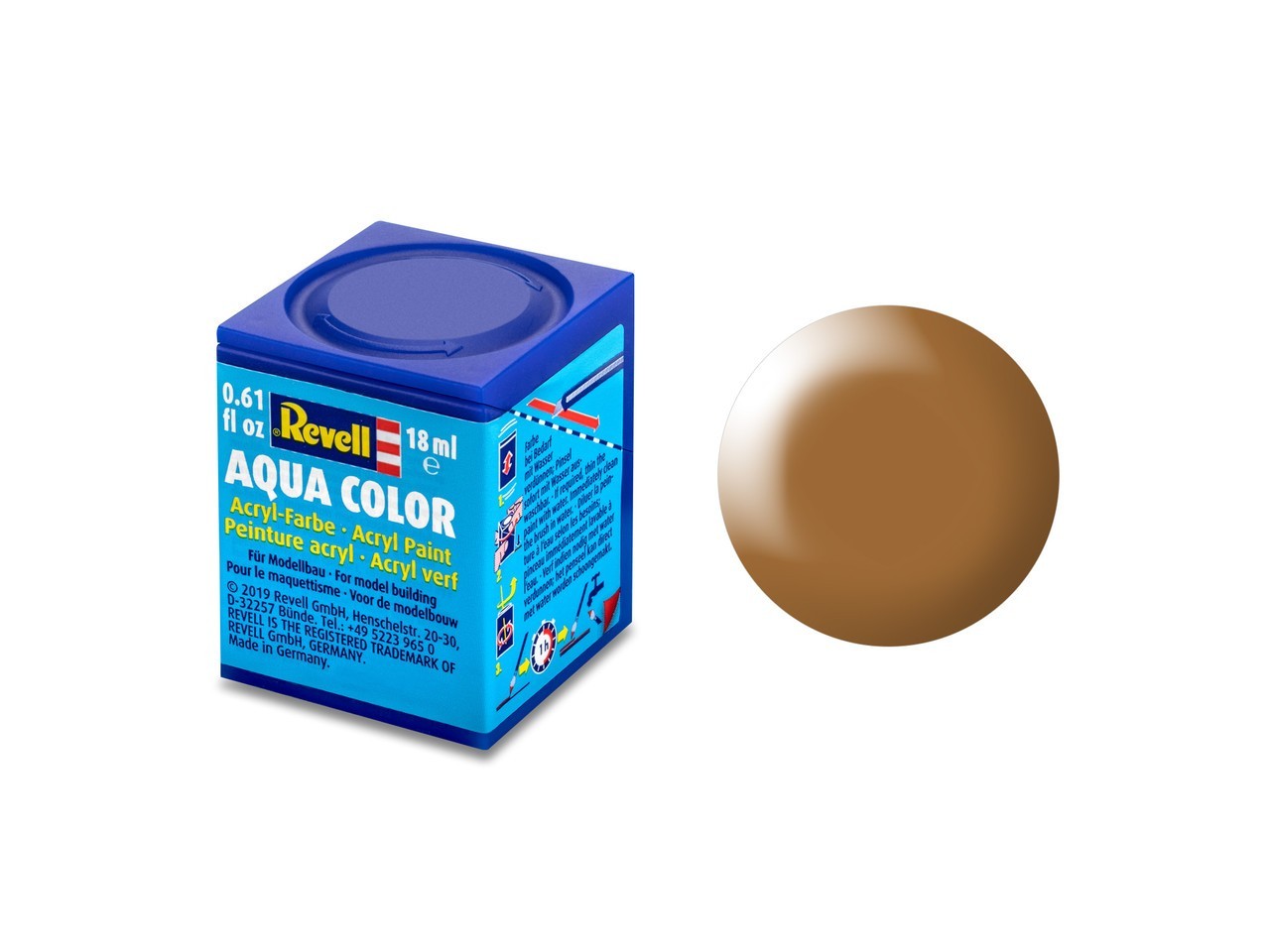 Revell Aqua Color 36382 Wood Brown Silk Matte 18ml