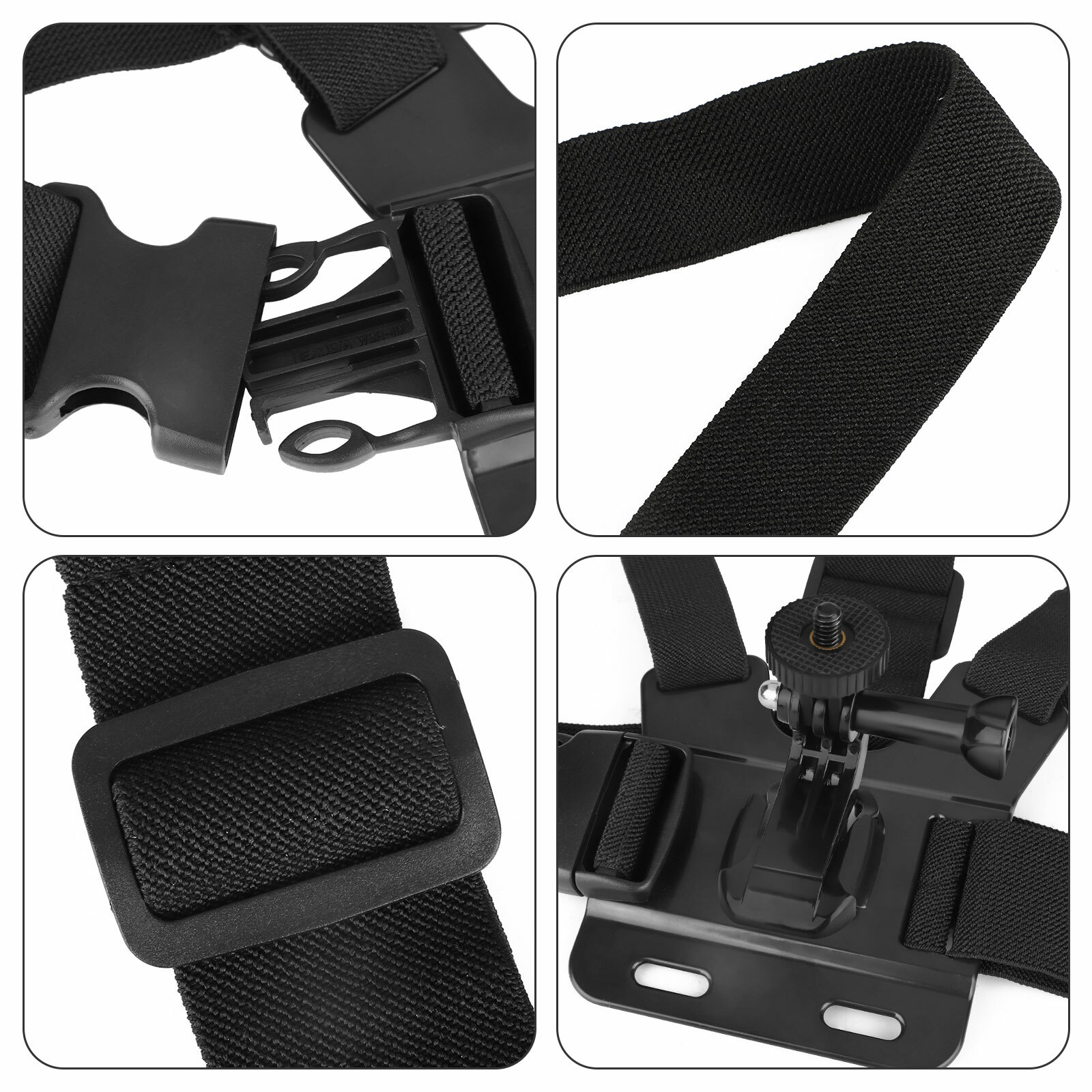 Chest Harness Body Strap Mount Accessories Adjustable for iPhone GoPro Android