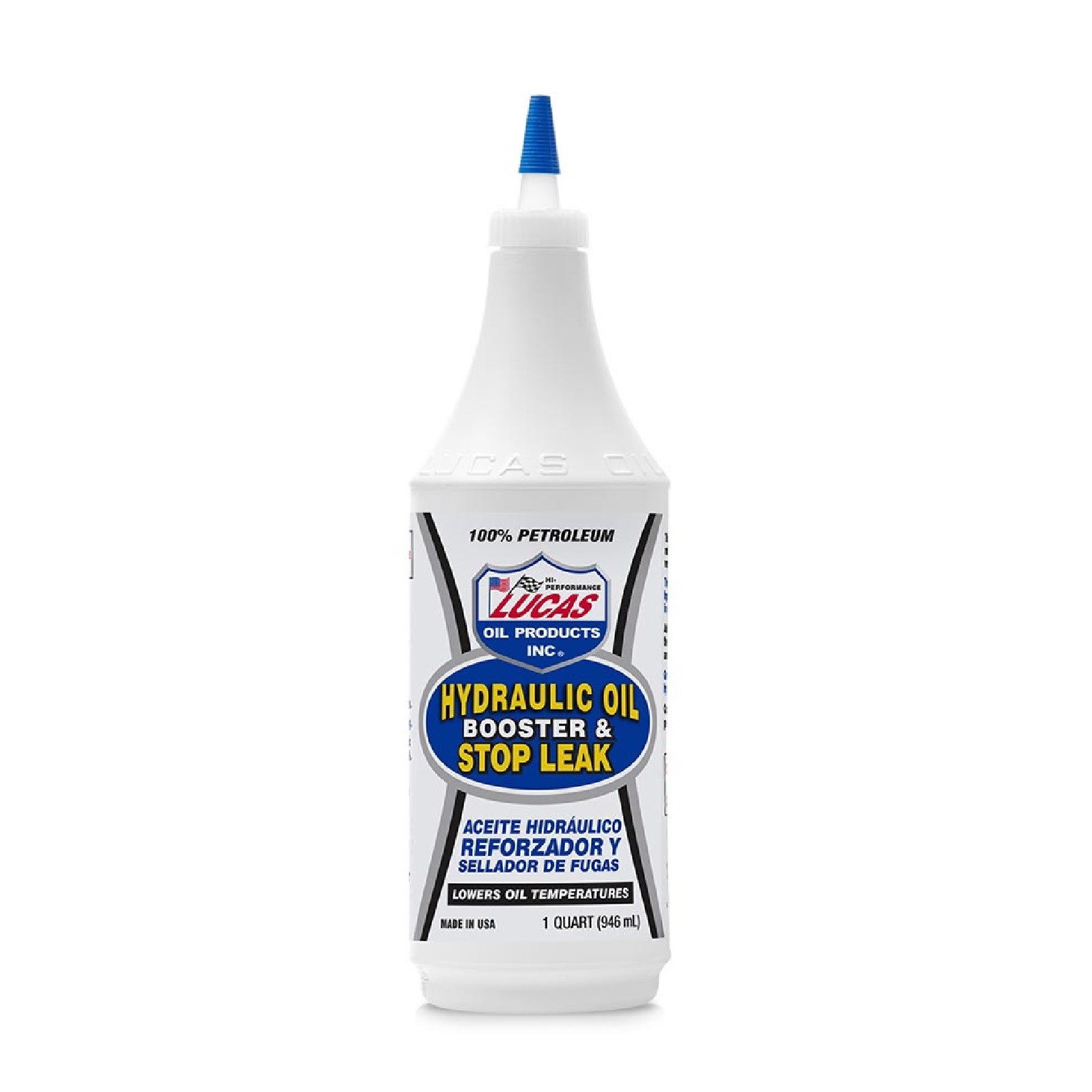 Lucas Oil 1 Quart Bottle of Hydraulic Oil Booster & Stop Leak 100% Petroleum
