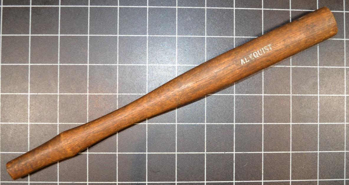 ALMQUIST - UNUSED VINTAGE MACHINIST HAMMER HANDLE - 14" - NOS