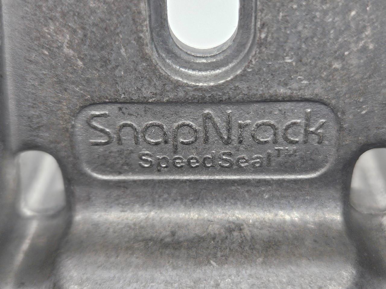 SnapNrack SpeedSeal DeckFoot, No Hardware or Rail Clips Included, Silver