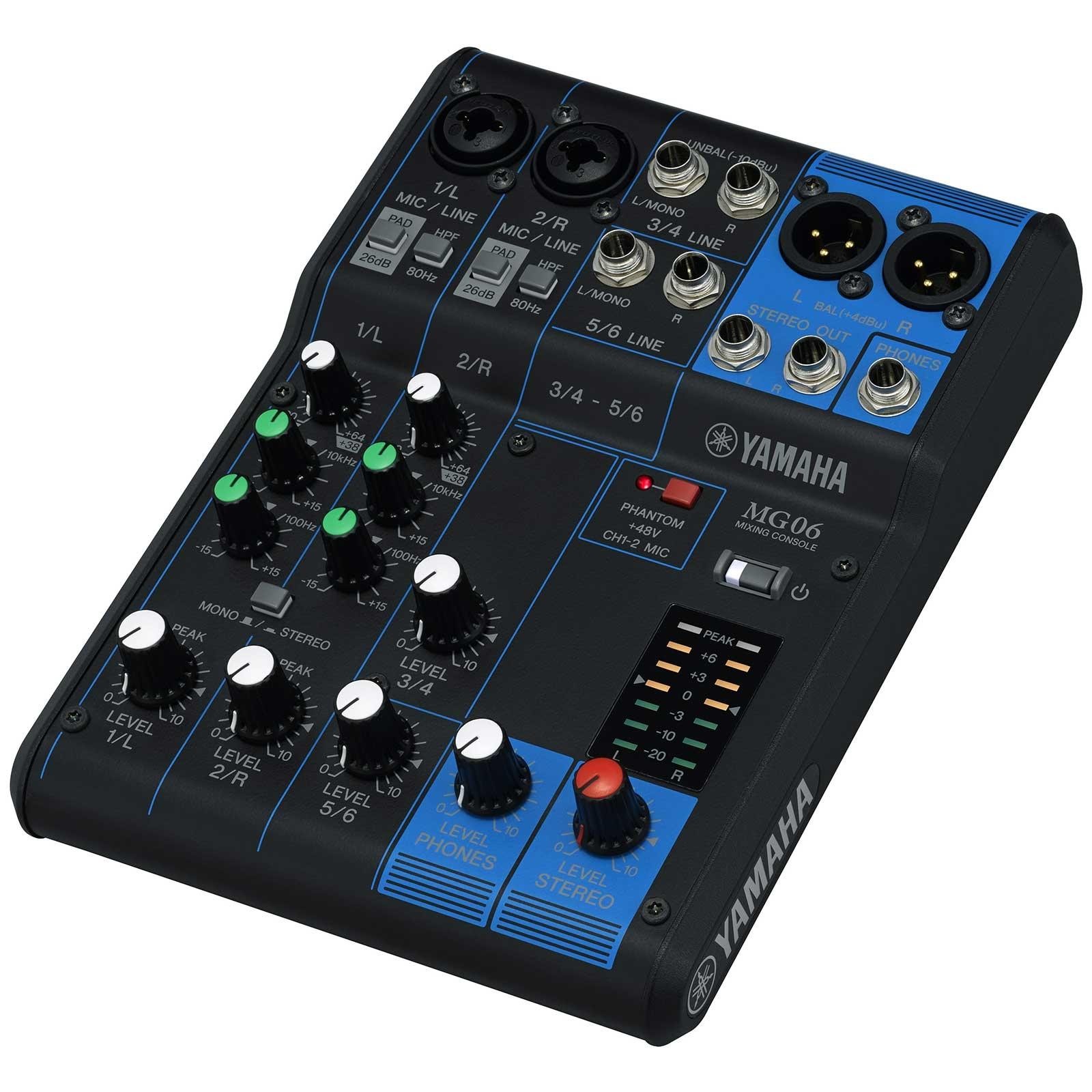 Yamaha MG06 6-Input Stereo Mixer