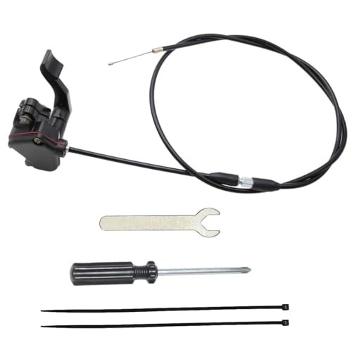 7/8" 22mm Thumb Throttle Cable Handle Assembly 50cc 70cc 90cc 110cc 125cc