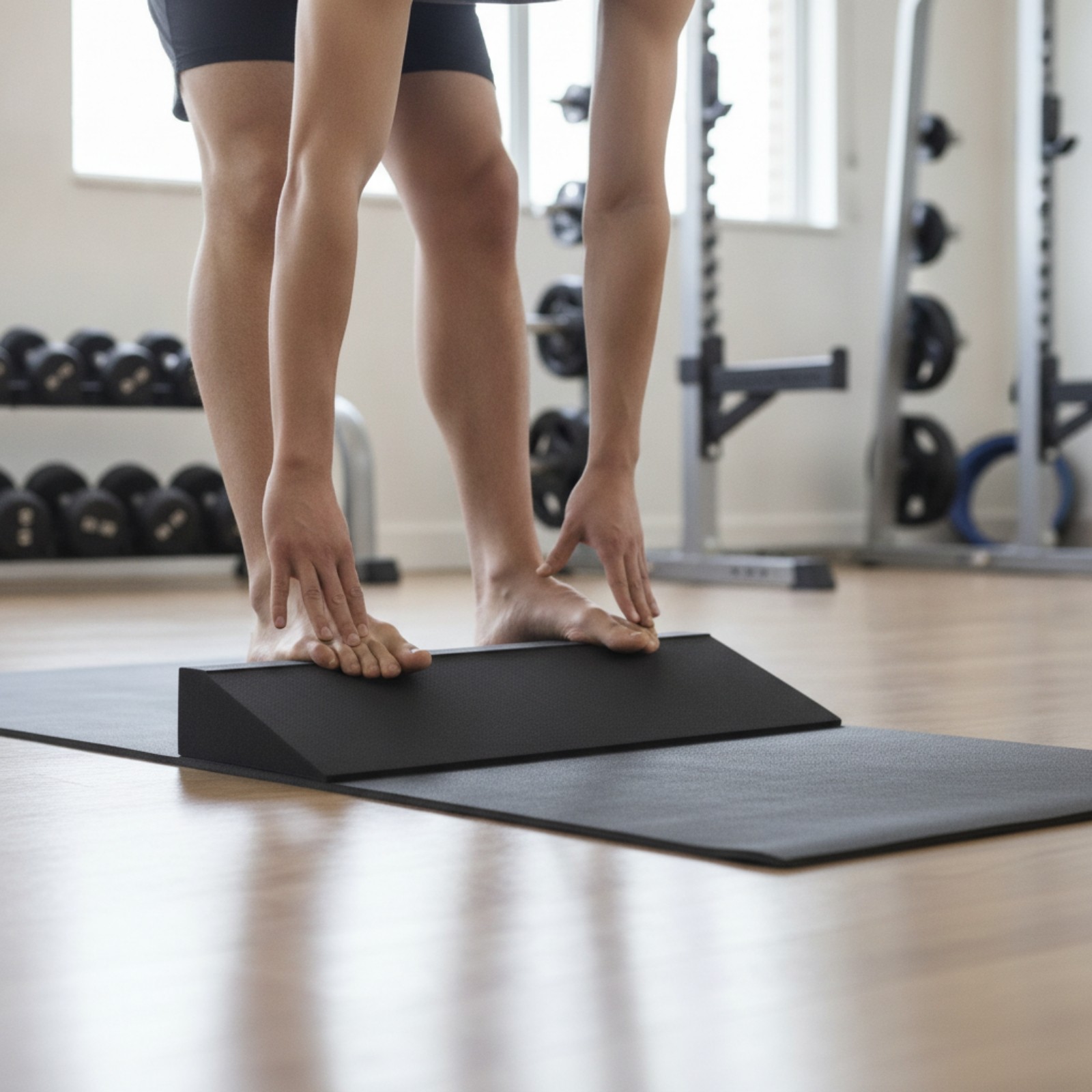 Deep-Knee Wedge Block EVA Calf Stretcher Dense for Stretching