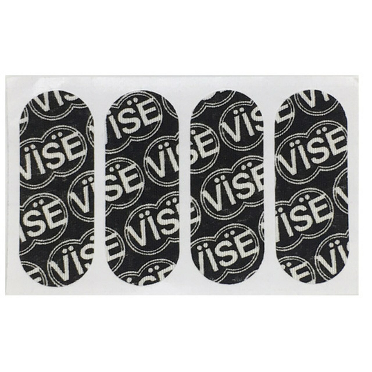 2 PACK Vise Bowling 1" Hada Patch Black Logo Tape Pre Cut 80 Pieces