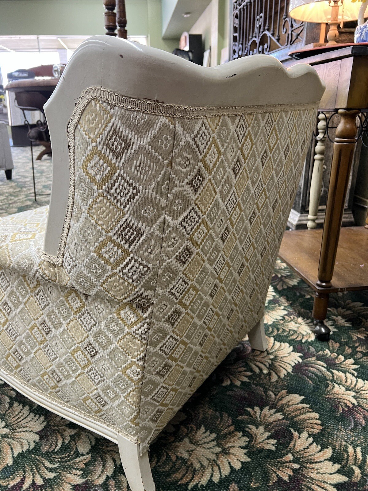 Vintage Bergere Chair