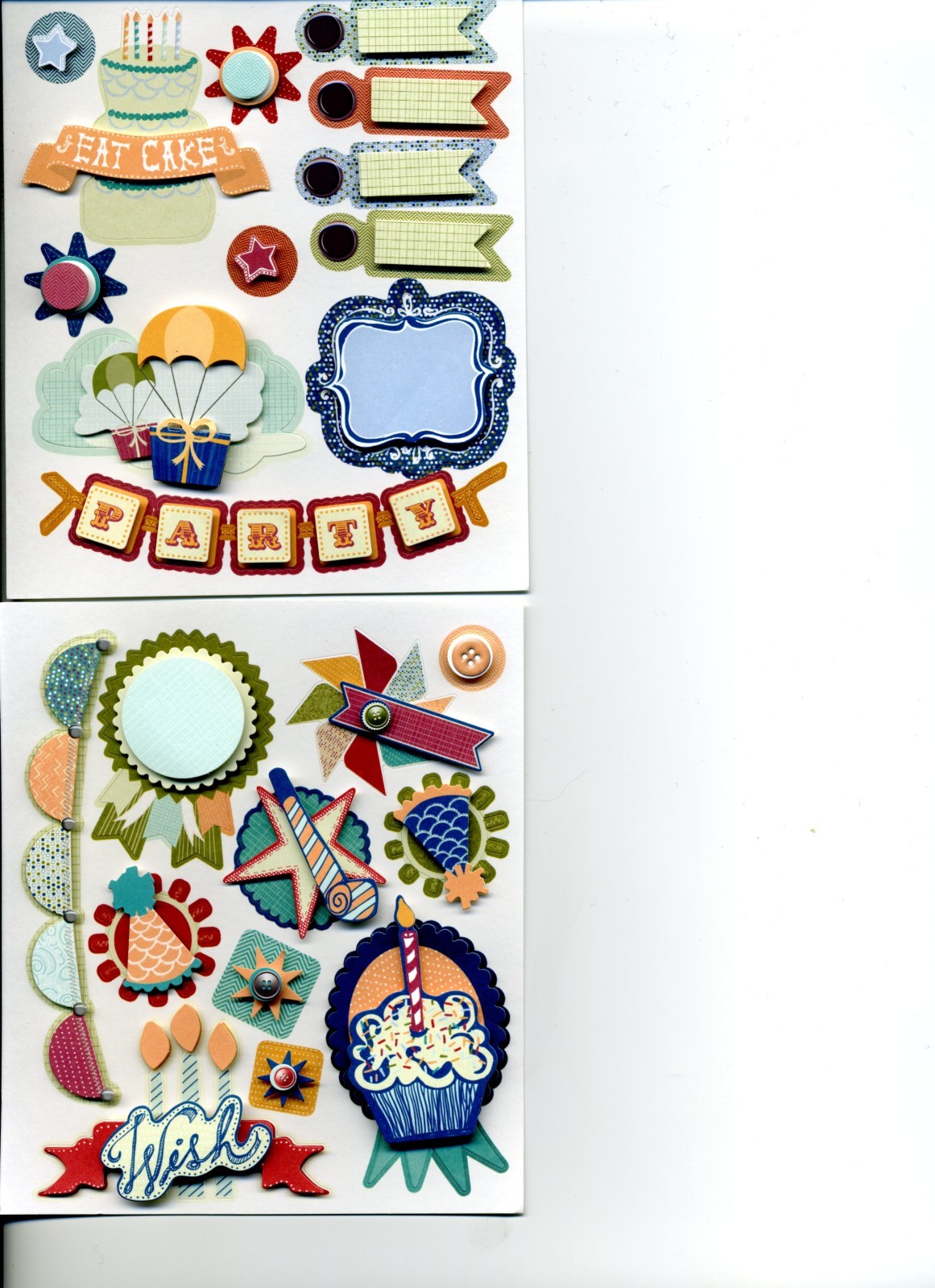 Creative Memories Happy Birthday Layered Stickers