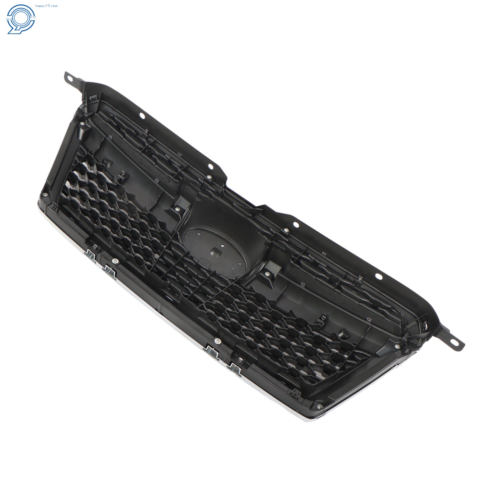For Subaru Legacy 2013-14 Chrome+Blk Plastic Front Upper Bumper Grille Assembly