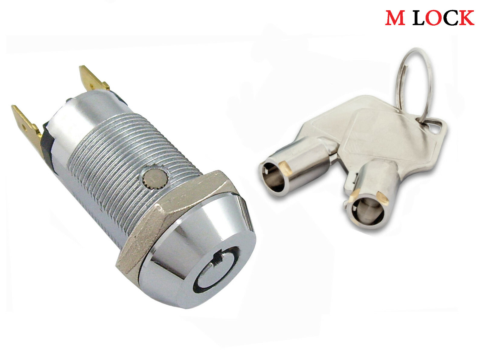 Lot of 20 Key Switch Lock Off-On Tubular Garage Safe Alarm Keyed Alike 2304-1