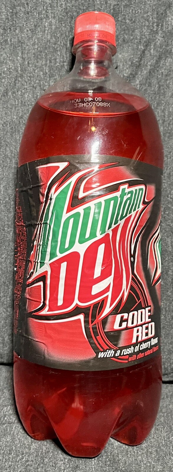 Mountain Dew Code Red 2 liter 2008