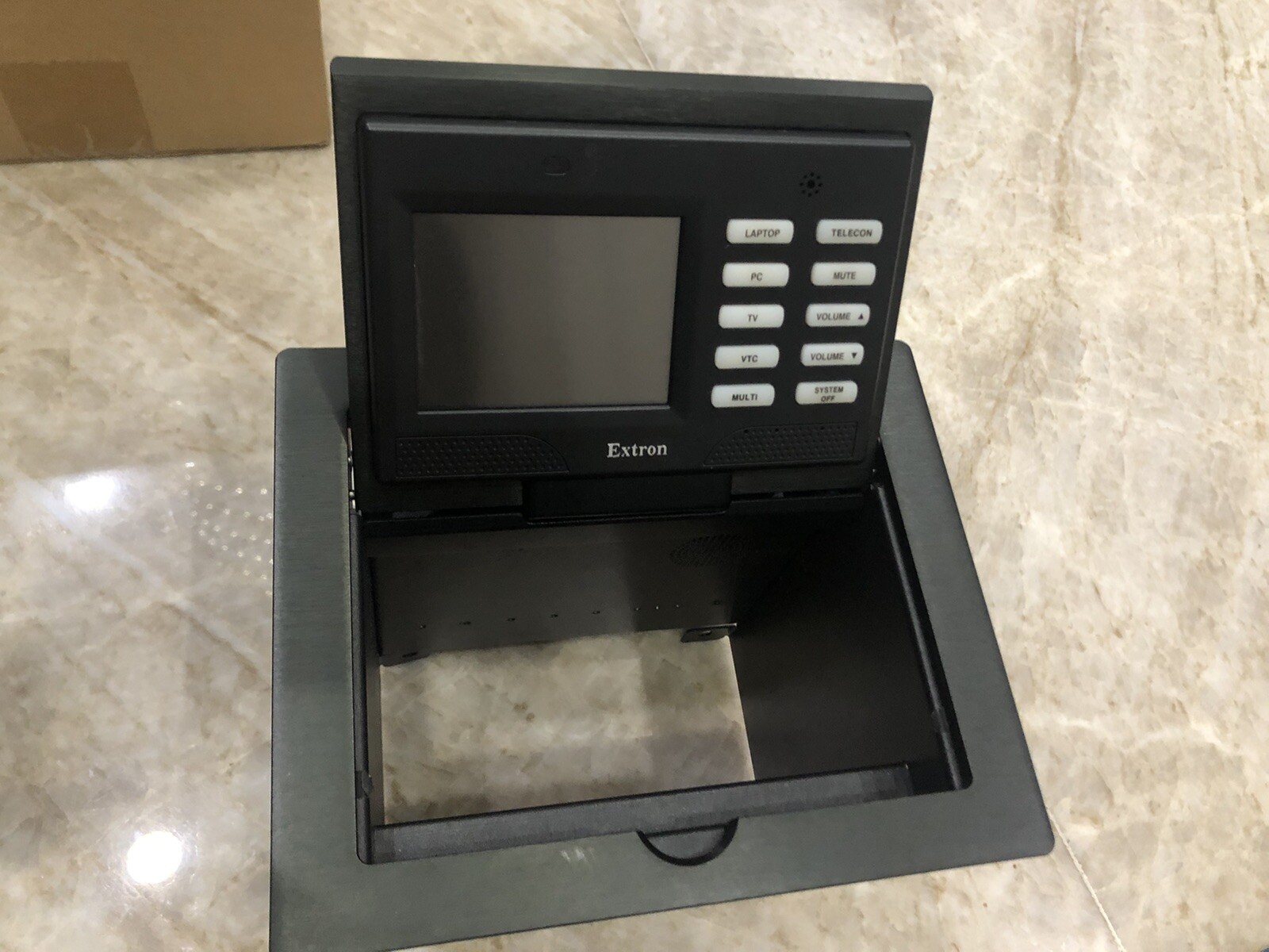 Extron TLP 350CV US BLACK Touchlink 3.5" Touchpanel cable cubby, 60-1017-0200
