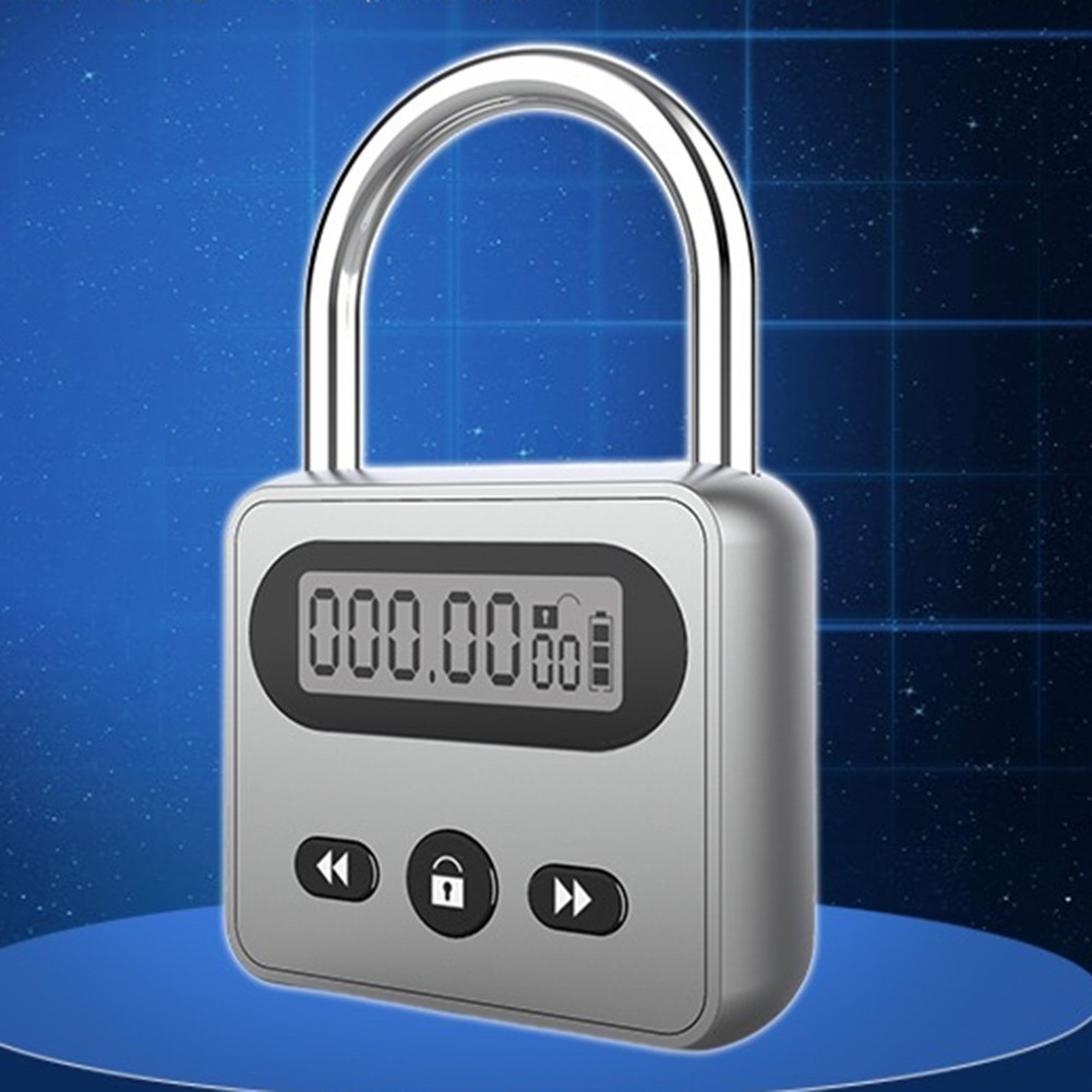 Duty Timer Lock With LCD Display Outdoor Safe 999 Hours Timing