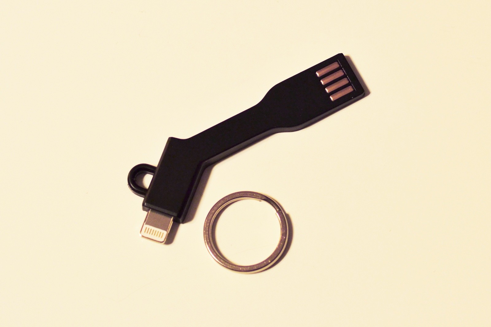 iPhone Charge and Sync Cable Keychain
