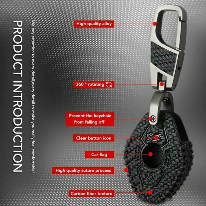 1pc Carbon Fiber Car Key Case For M3 E38 for e39 E46 E53 E60 E61 E83 E85 & E86