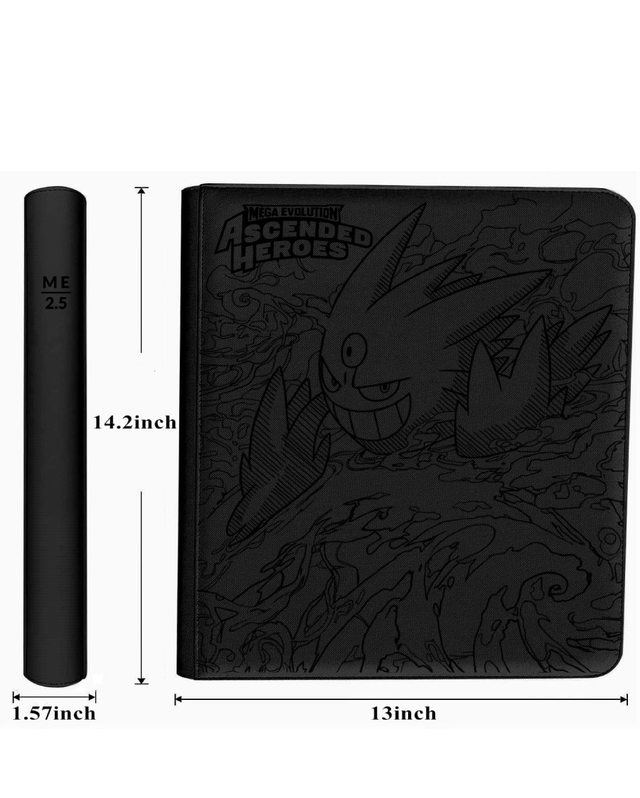 Ascended Heroes 12 Pocket  Master Set Pokemon Binder Hold 720 Cards