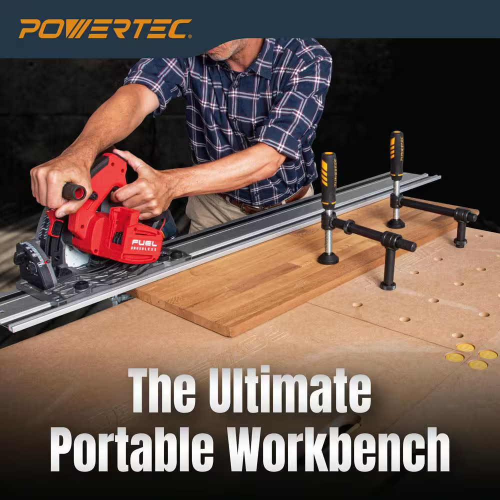 24 In. X 48 In. Arachni Flex, Foldable, Portable Workbench Tabletop with Pre-Dri
