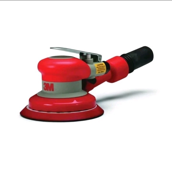 3M 7100138345 Self-Generated Vacuum Pneumatic Orbital Sander, 5 in Pad, 17 scfm
